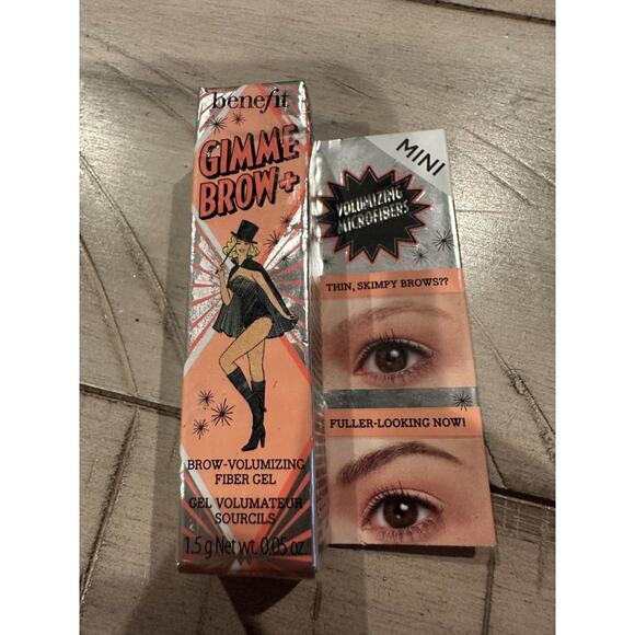 Benefit Cosmetics #4.5 Gimme Brow+ Volumizing Eyebrow Gel Travel Size Mini - Picture 1 of 3